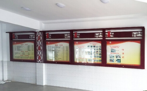 文化長廊宣傳欄_宣傳欄制作_學校宣傳欄