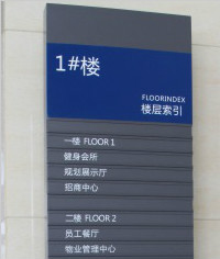 LY-02樓層索引（樓層指示牌）成品展示_樓層索引_指示牌