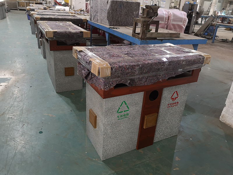 真石漆垃圾桶 \